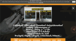 Desktop Screenshot of gold-silber-ankauf.at